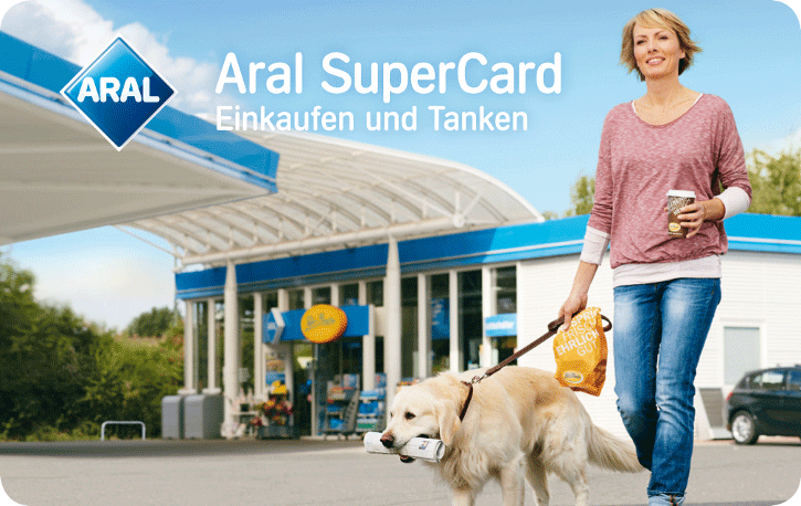 Aral SuperCard Einkaufen und Tanken im Wert von 30,00 Euro